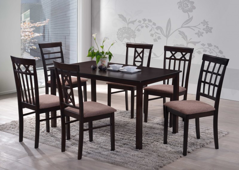Everbright dining table 7pcs