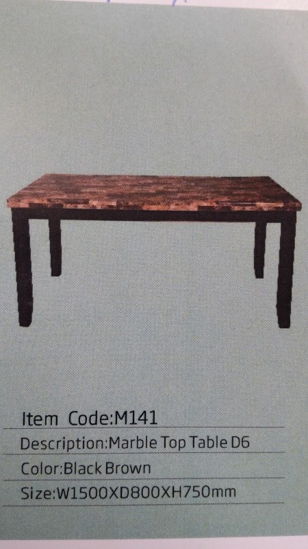 Marble Top Table D6