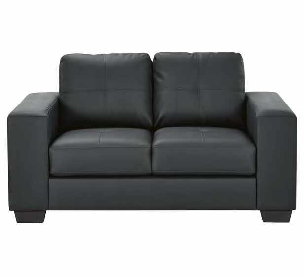 PW 2 seat pu leather sofa