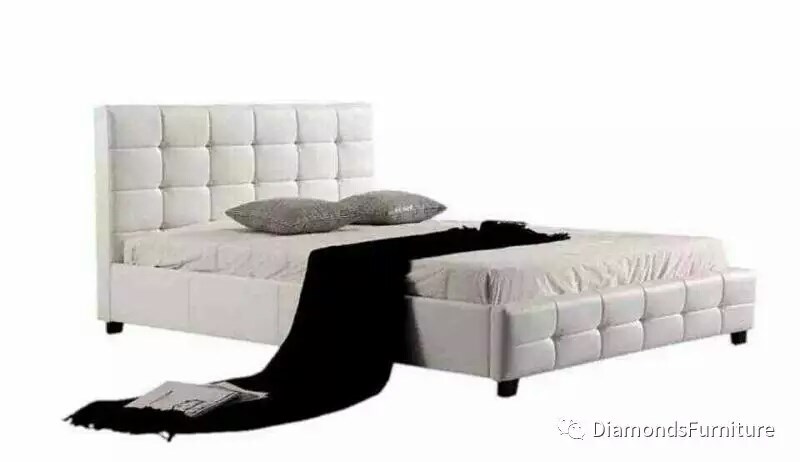 Mirrage PU Leather Double Bed
